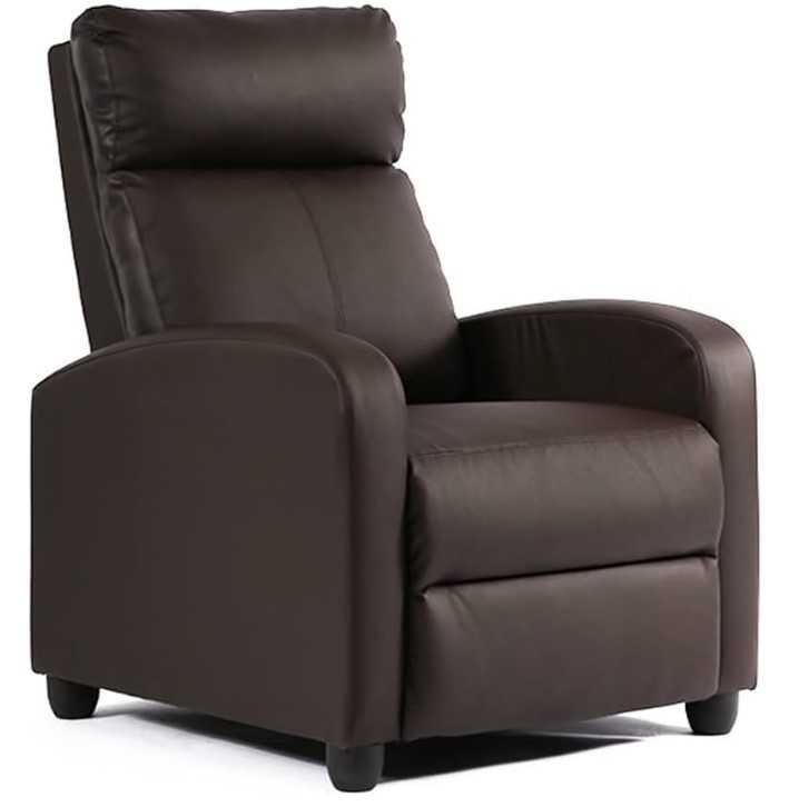 BestMassage Recliner Chair for Living Room Recliner Sofa Wingback Chair Home Theater Seating Single Sofa Arm Chair Accent Chair Modern Reclining Chair Easy Lounge