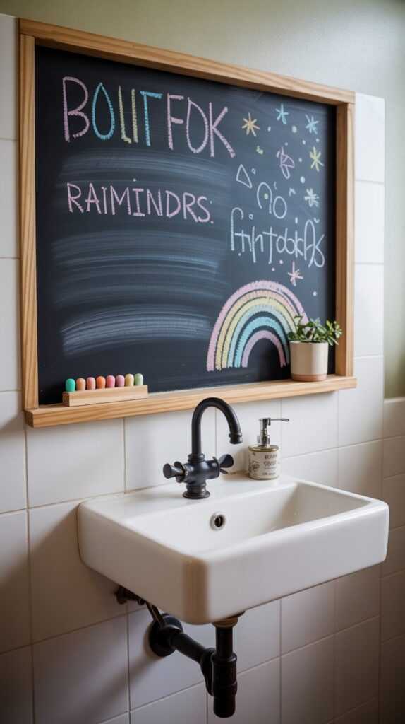 Chalkboard Backsplash