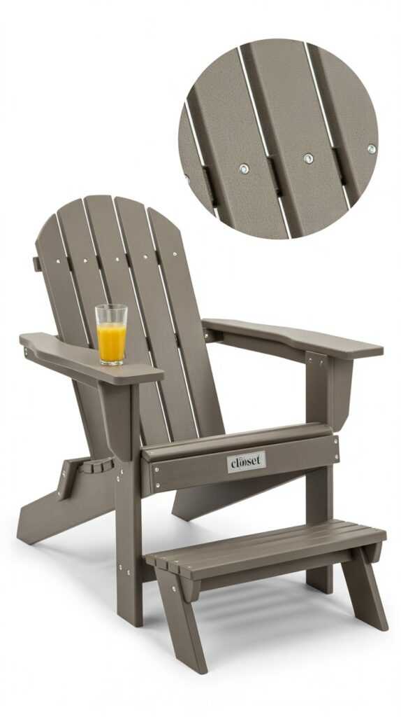 Ciokea Folding Adirondack Chair