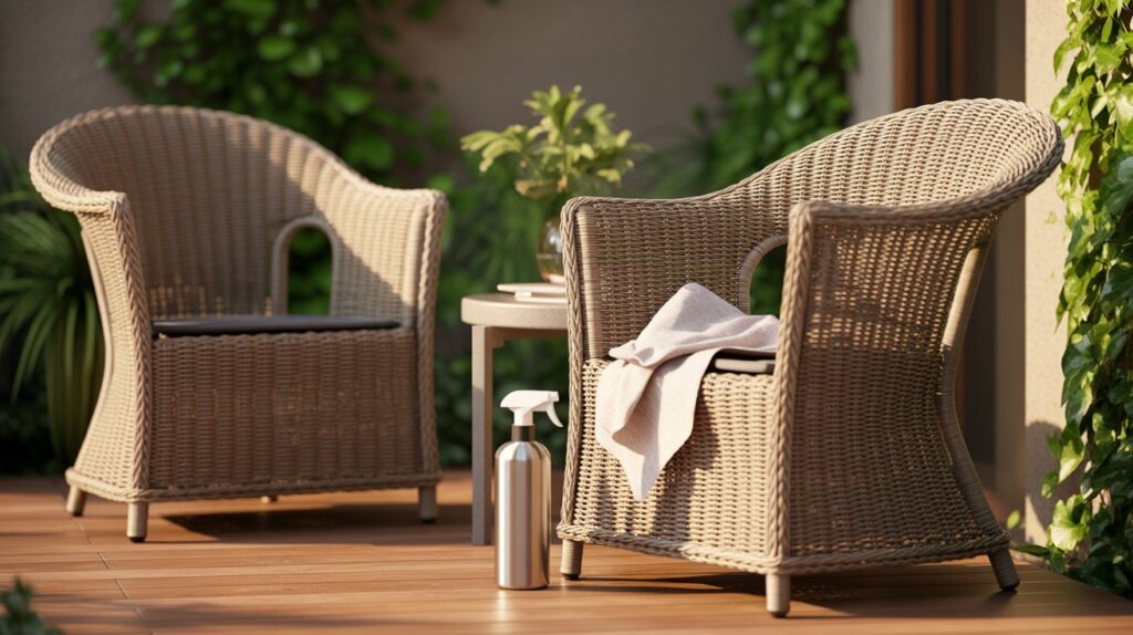 How to Clean Wicker Patio Chairs and Protect Their Beauty