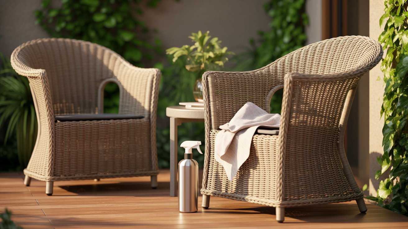 How to Clean Wicker Patio Chairs and Protect Their Beauty