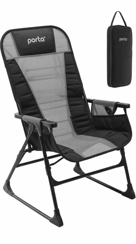 PORTAL Oversized Folding Rocking Camping Chair