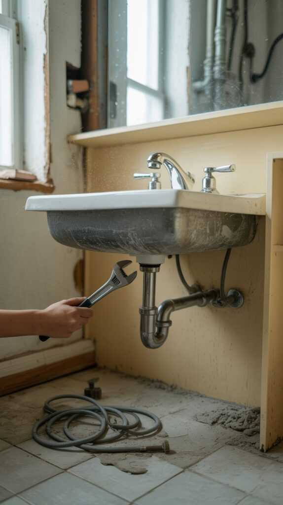 Remove Old Sink