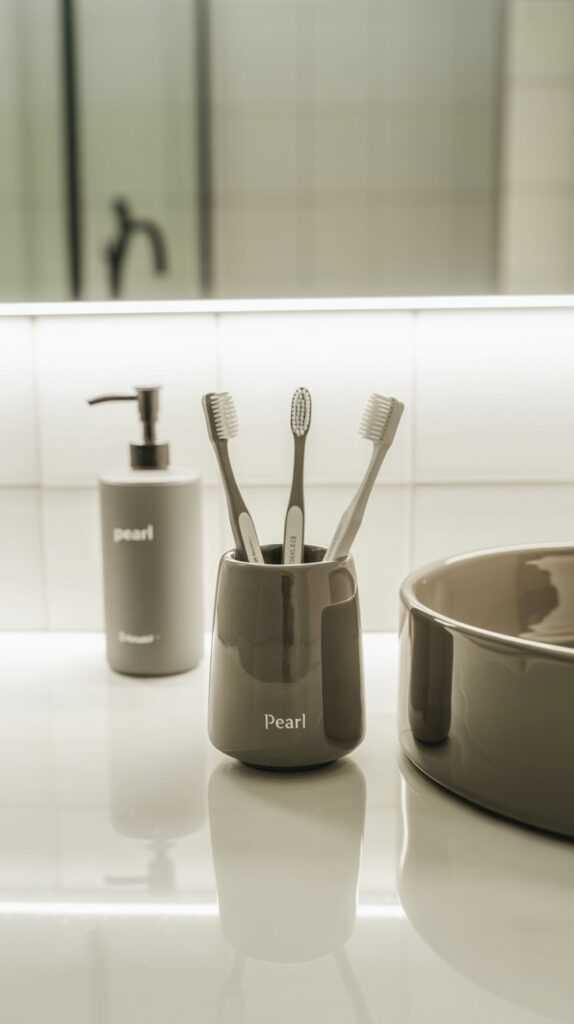 Sleek Toothbrush Holder