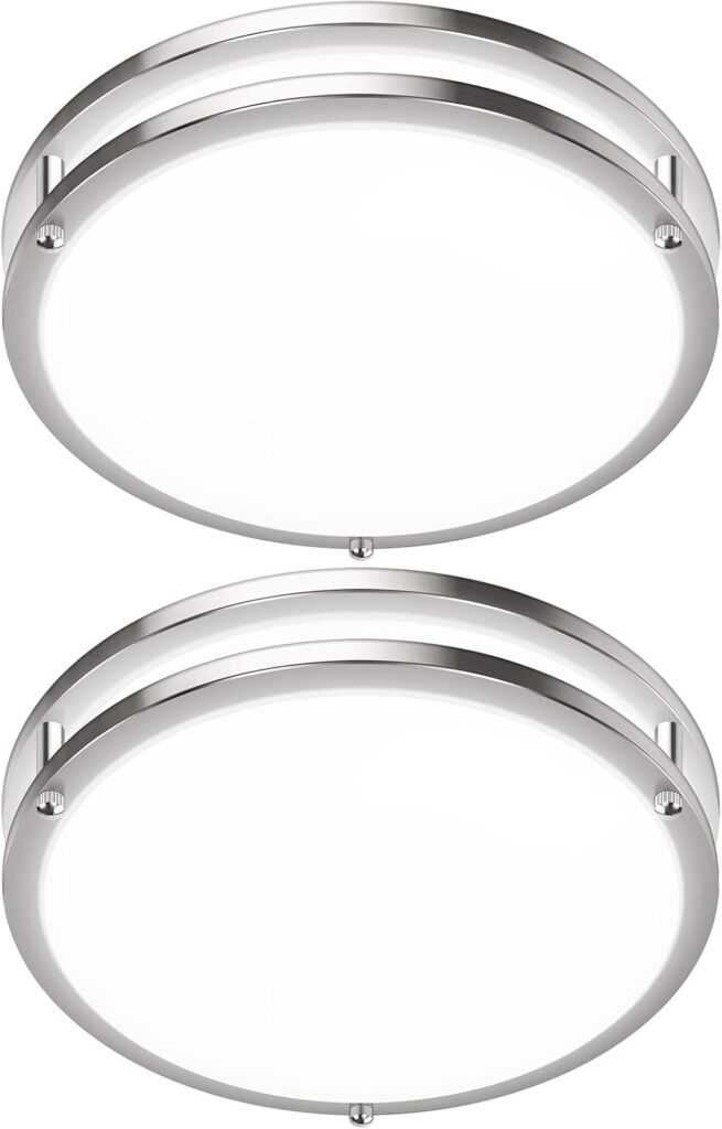 2-Pack 36W LED Ceiling Light Fixture