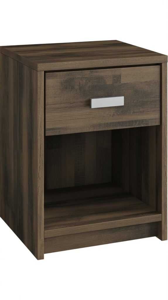 Ameriwood Home Farmington Barn Door Nightstand