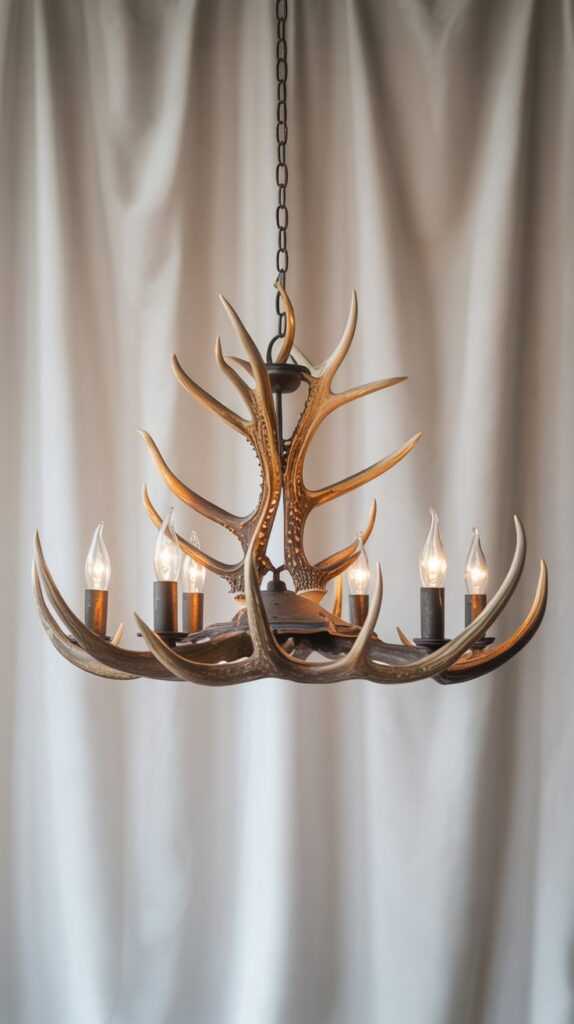 Antler Chandelier Light Fixture