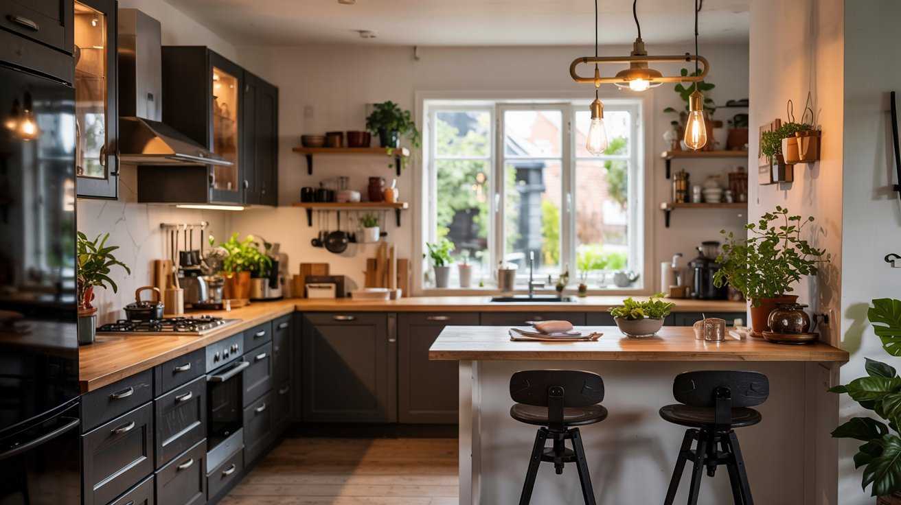 Black and Wood Kitchen Decor Ideas to Transform Your Space