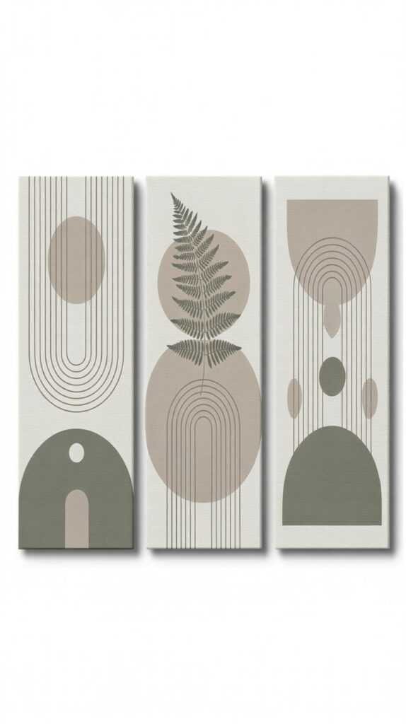 Create a Visual Focal Point: Sage Green Boho Wall Art
