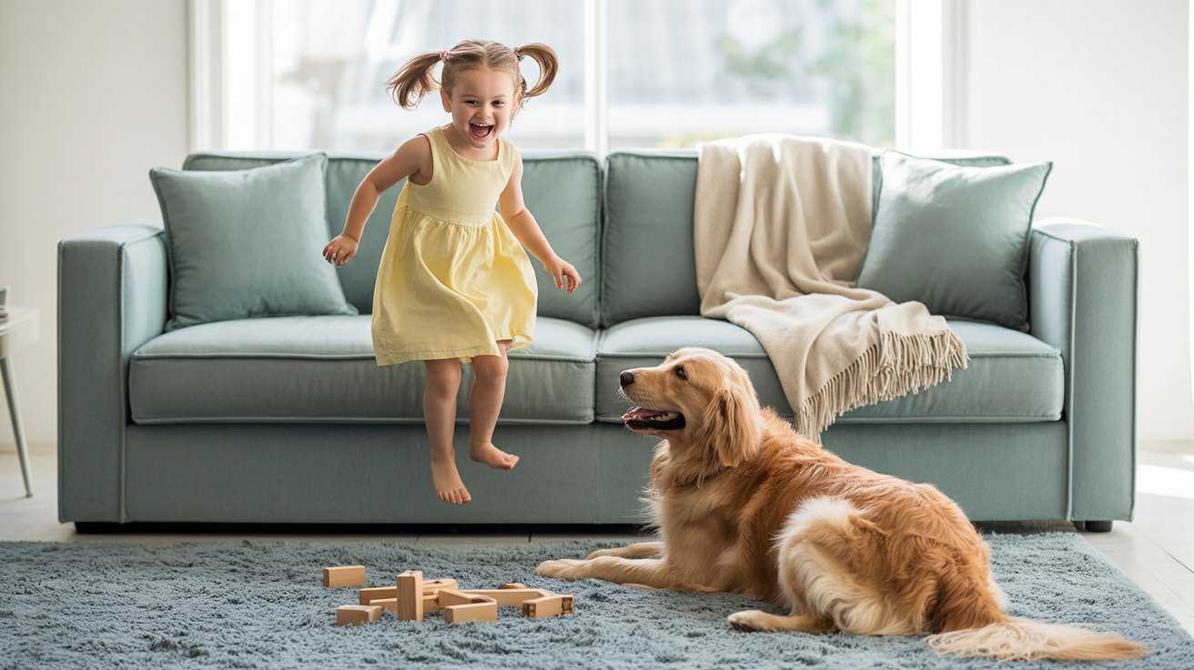 Durable Sofas and Covers for Homes With Kids and Pets