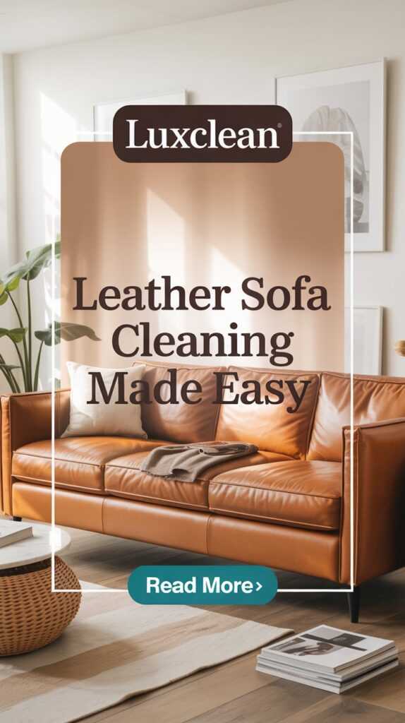 How to Clean and Care for Leather Sofas Like a Pro