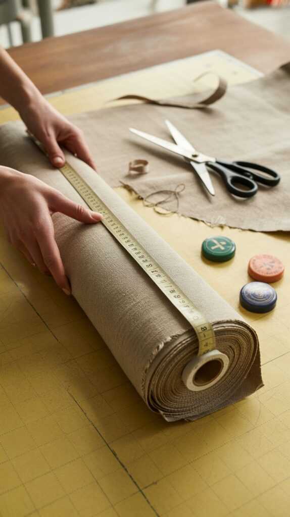 Measure and Cut Fabric