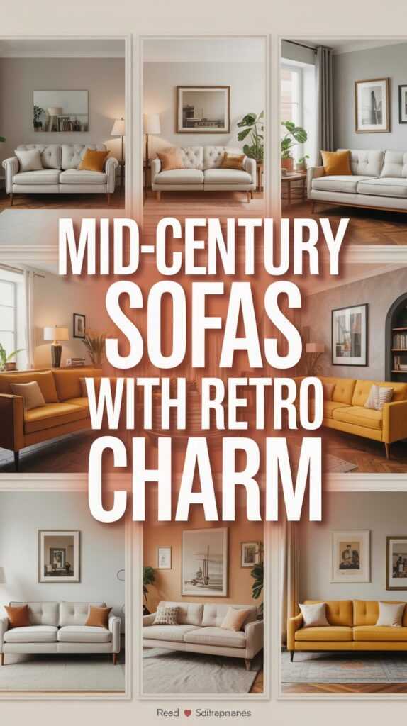 Retro-Inspired Mid-Century Sofas: Timeless Charm for Your Living Space