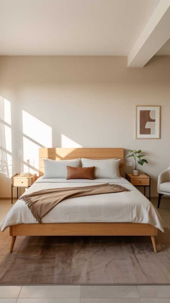 Nectar Bamboo Platform Bed Frame & Headboard – Queen