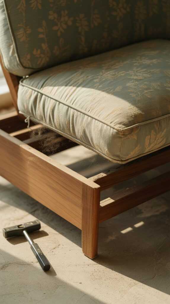 Remove Old Cushion