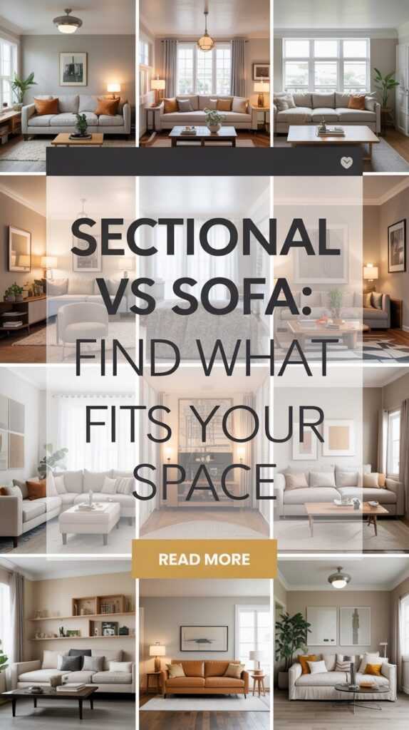 Sectional vs Sofa Find What Fits Your Space