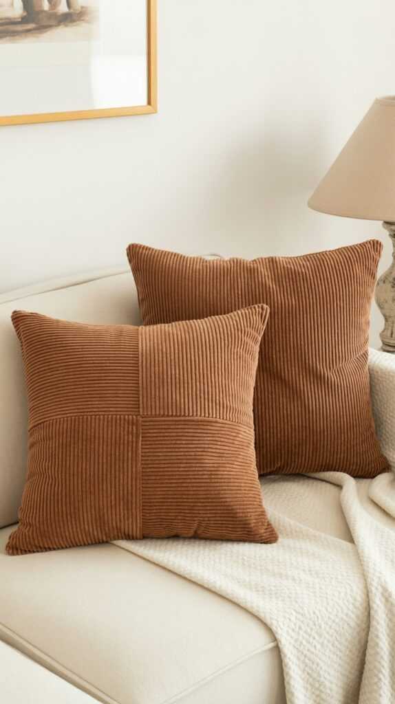 Throw Some Style Around: Fancy Homi Rust Pillow Covers