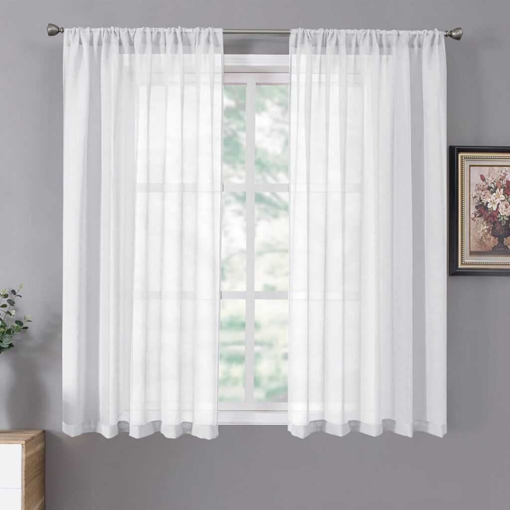 Tollpiz Short Sheer Curtains