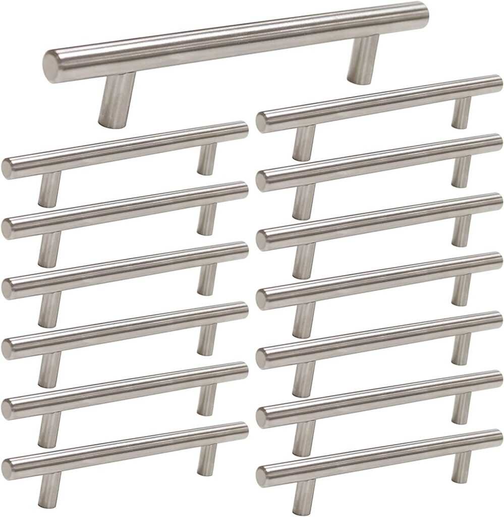 Upgrade Your Cabinet Game with homdiy Brushed Nickel Cabinet Pulls