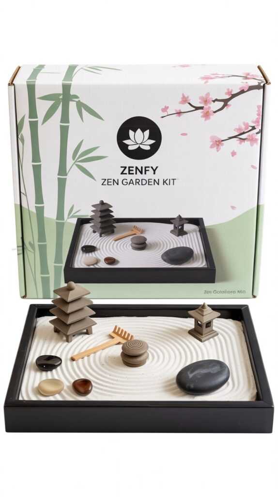 Zen Sand Garden for a Touch of Tranquility