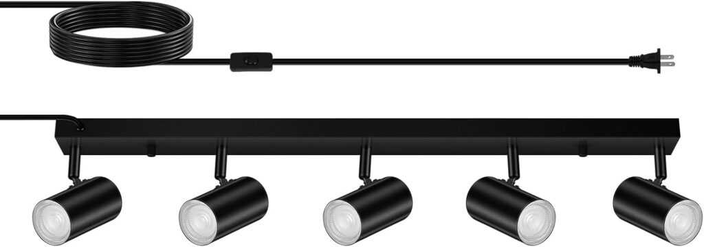 5-Light Track Lighting Kit – Plug & Play Edition