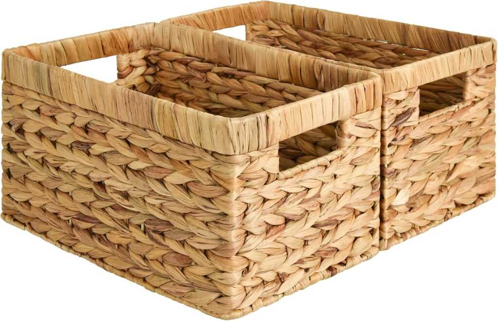 Add Texture and Warmth with StorageWorks Wicker Baskets
