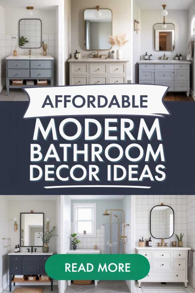 Modern Bathroom Decor Ideas