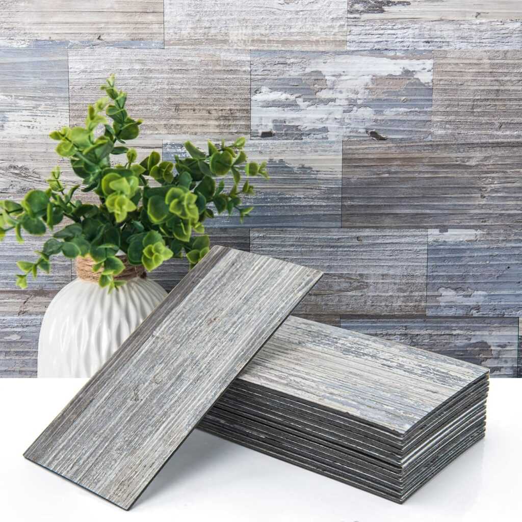 Art3d Distressed Wood Plank Peel and Stick Tiles