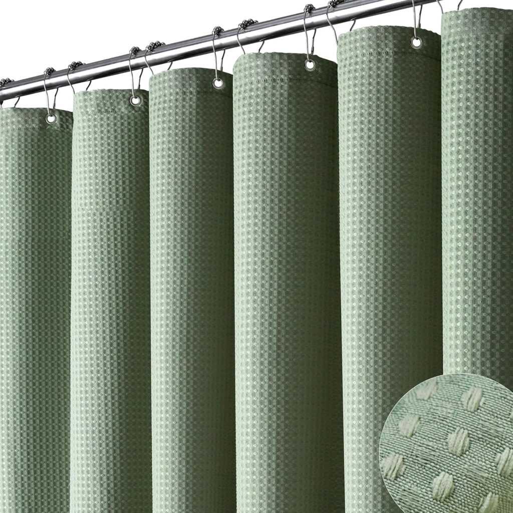 Dynamene Sage Green Shower Curtain