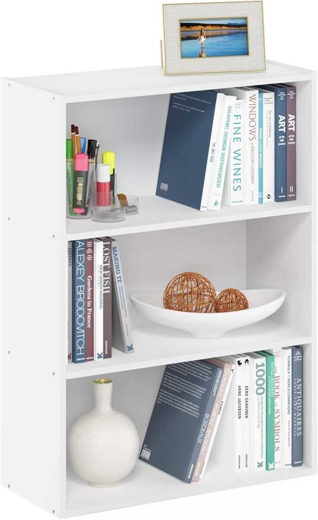 Furinno Pasir 3-Tier Open Shelf Bookcase