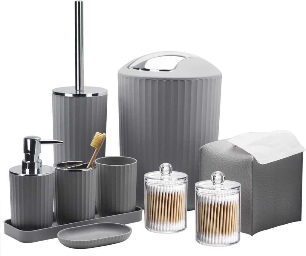 Go Big with a 10-Piece Bathroom Accessory Set