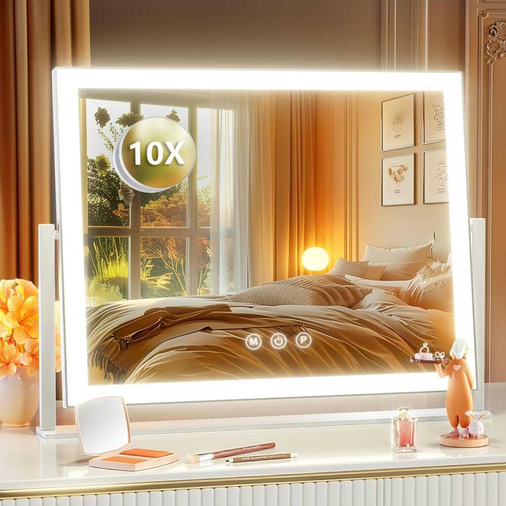 Hollywood Lighted Makeup Mirror