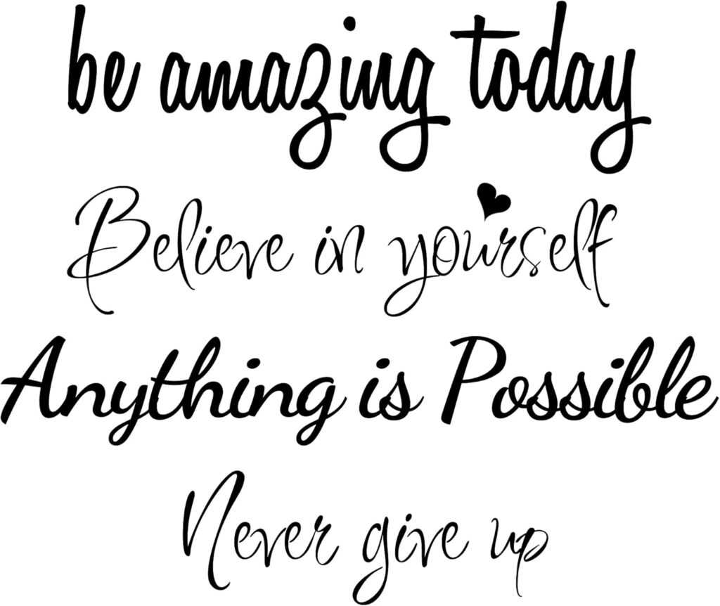 Inspirational Wall Decals