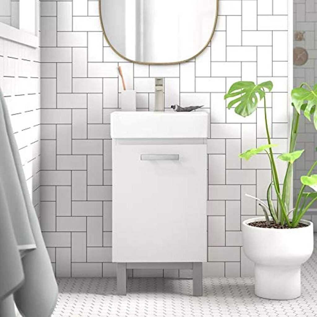 LUCA Kitchen & Bath LC17XWP Brielle 16.5” Vanity