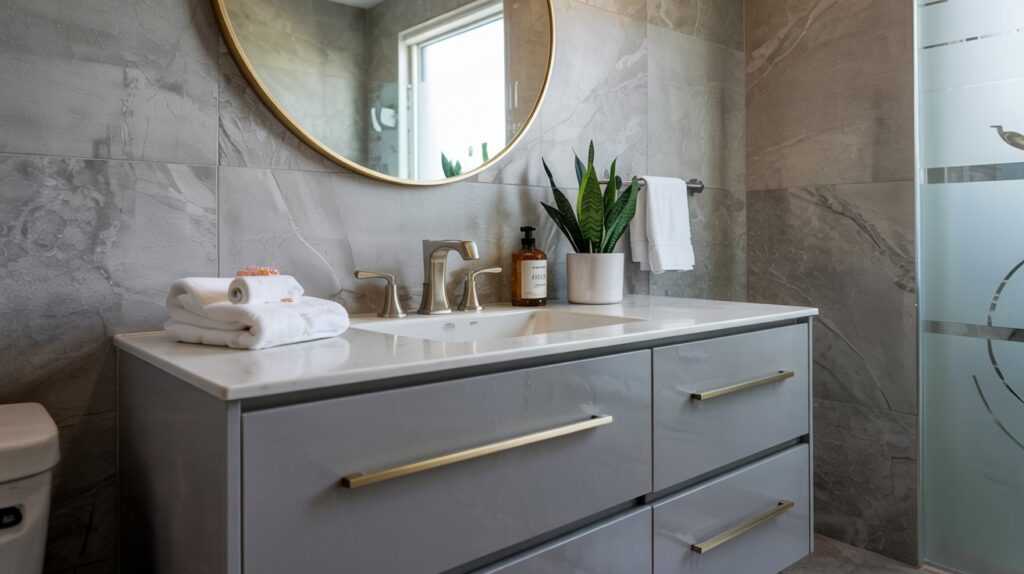 Make Your Bathroom Pop with These Gray Ideas