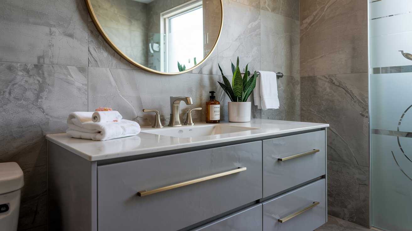 Make Your Bathroom Pop with These Gray Ideas