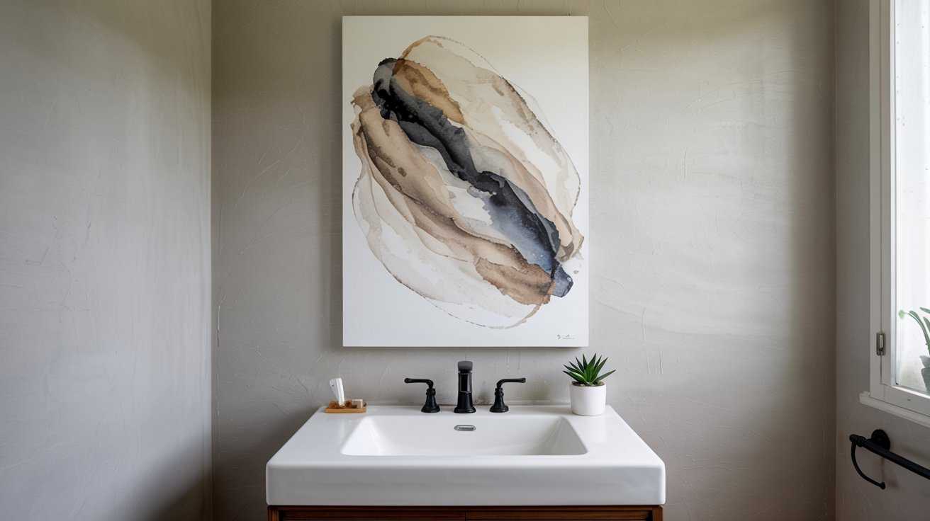 Modern Bathroom Wall Art Ideas to Elevate Your Space