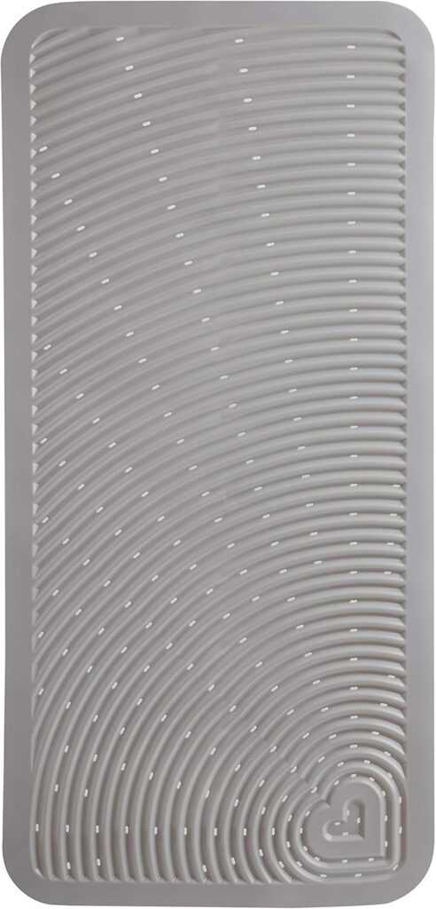 Munchkin Soft Spot Baby Bath Mat for Tub, Cushioned Bathtub Mat for Toddlers and Kids, 36″x17″, Grey