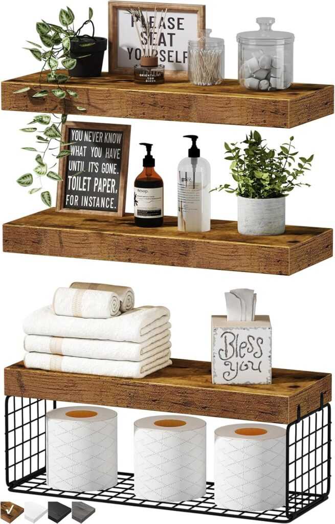 QEEIG Bathroom Shelves Over Toilet