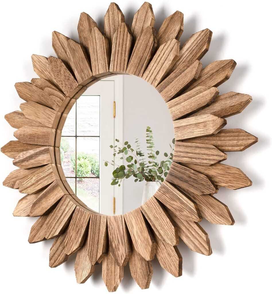 Reflect Style with the Honiway 12” Sunburst Mirror