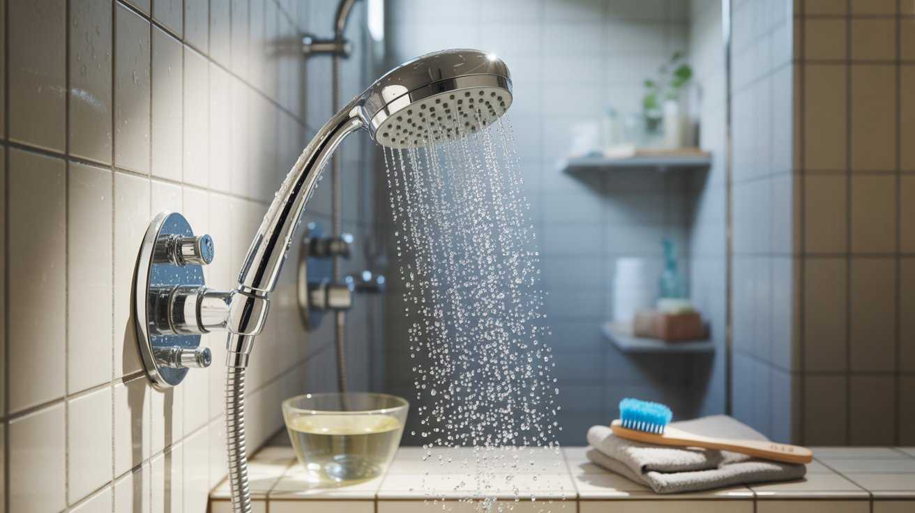 Remove Limescale from Showerheads Using Household Items
