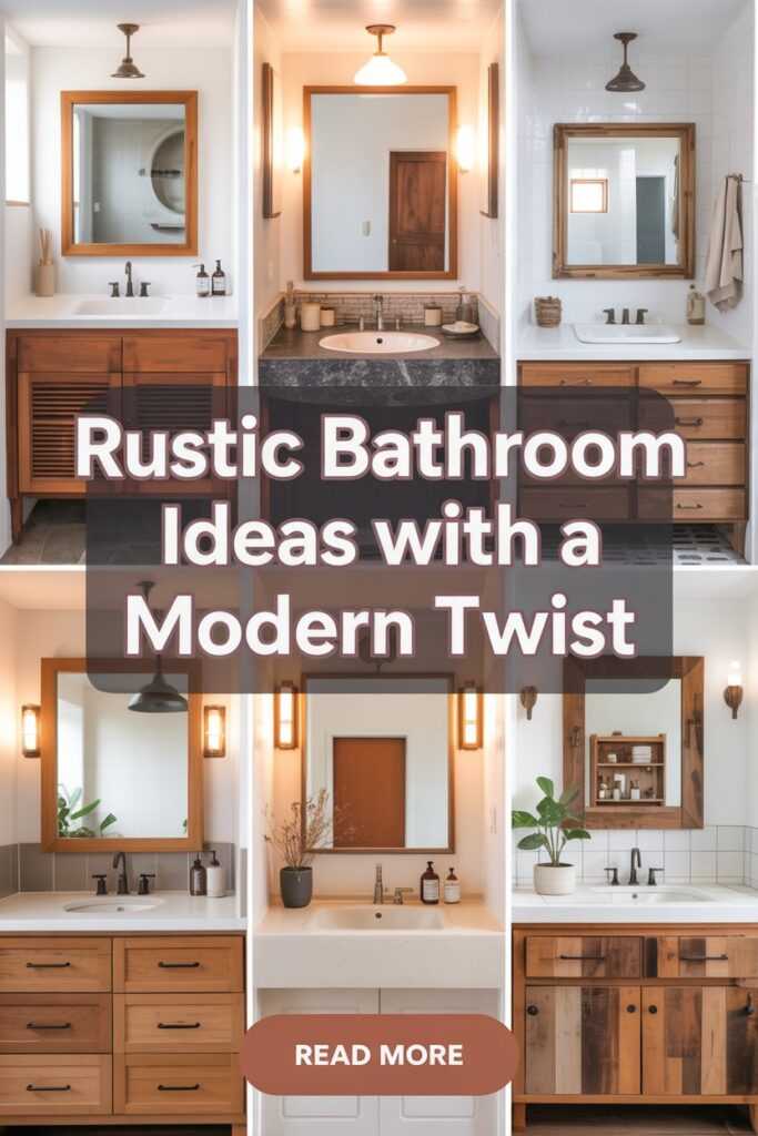 Rustic Bathroom Ideas & Decor