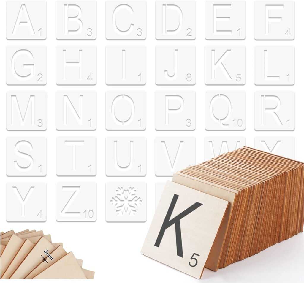 Scrabble-Style Tiles for a Farmhouse Vibe