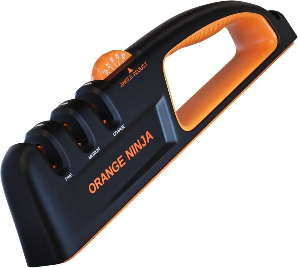 Sharp Pebble Orange Ninja Knife Sharpener