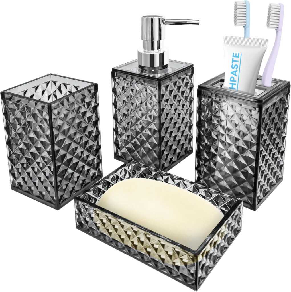 Start With a Stylish Grey Bathroom Accessory Set
