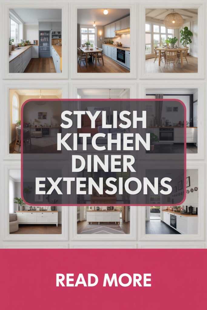 Stylish Kitchen Diner Extensions With Smart Function