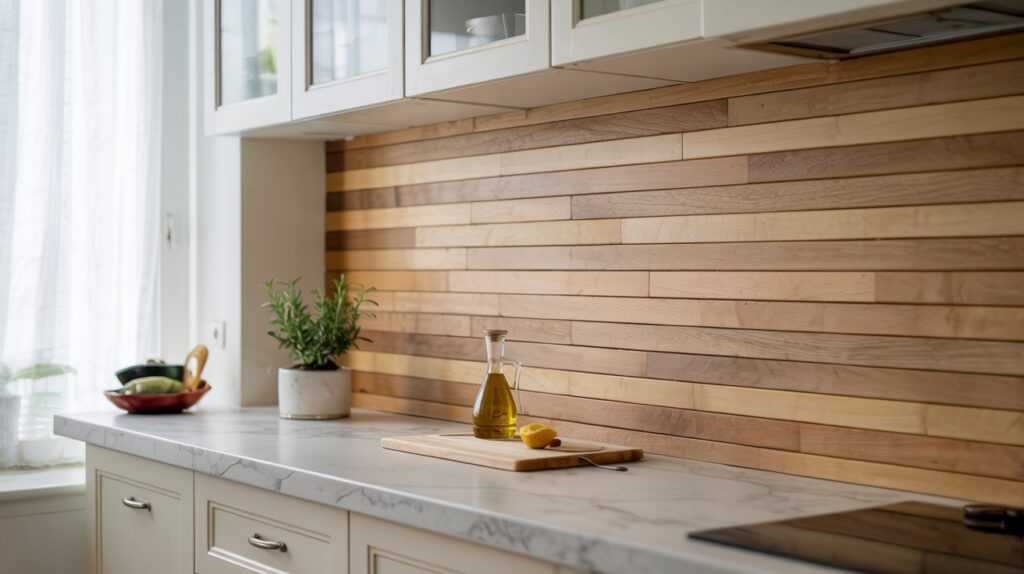 Transform Your Kitchen with These Modern Wood Backsplash Ideas