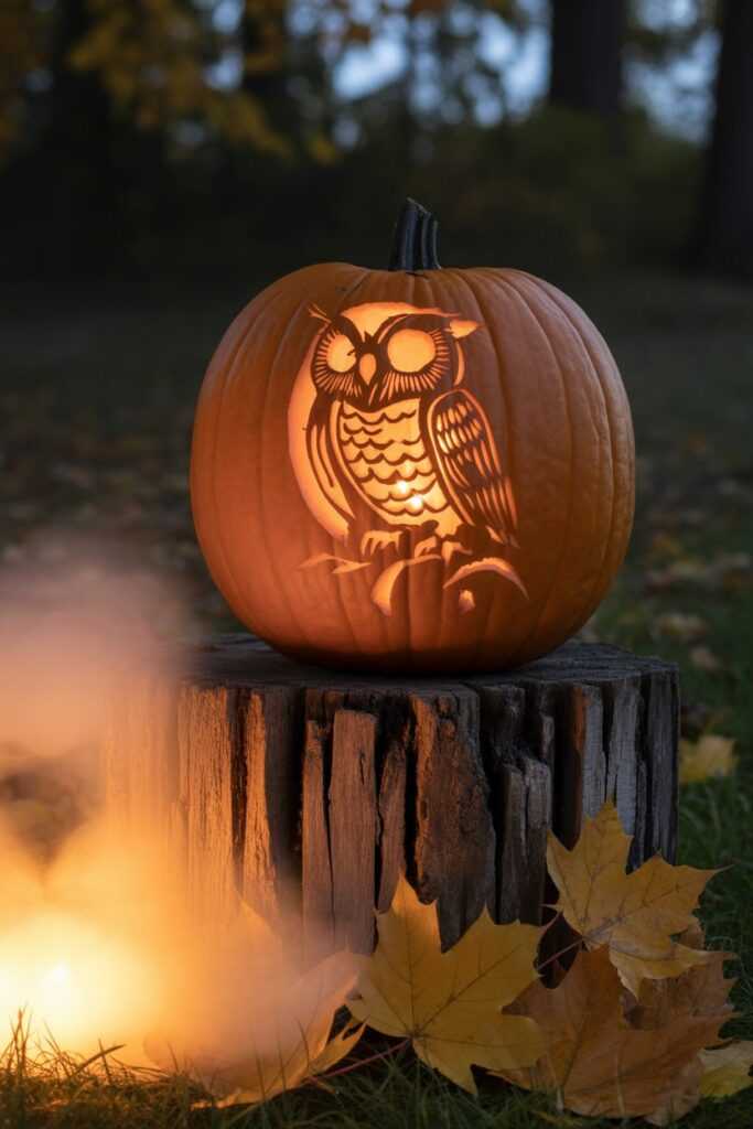 Carved Pumpkin Centerpieces