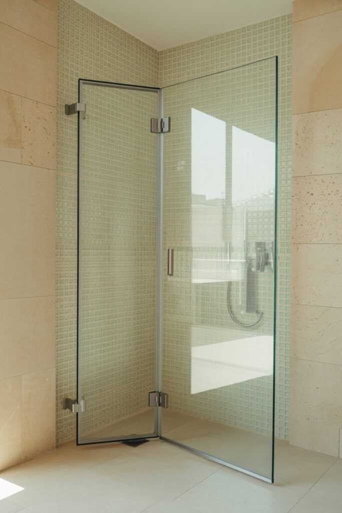 Corner Shower Door