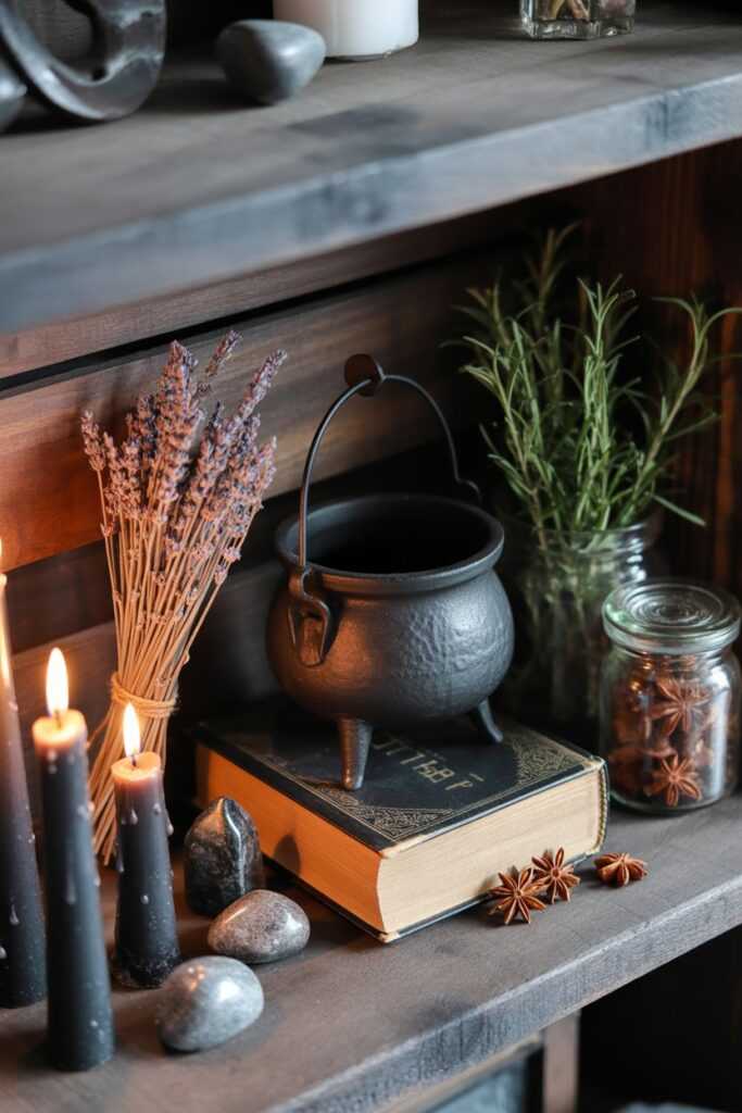 Essentials for a Witchy Kitchen Shelf